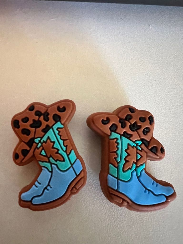 Blue Cowboy Boots & Hat