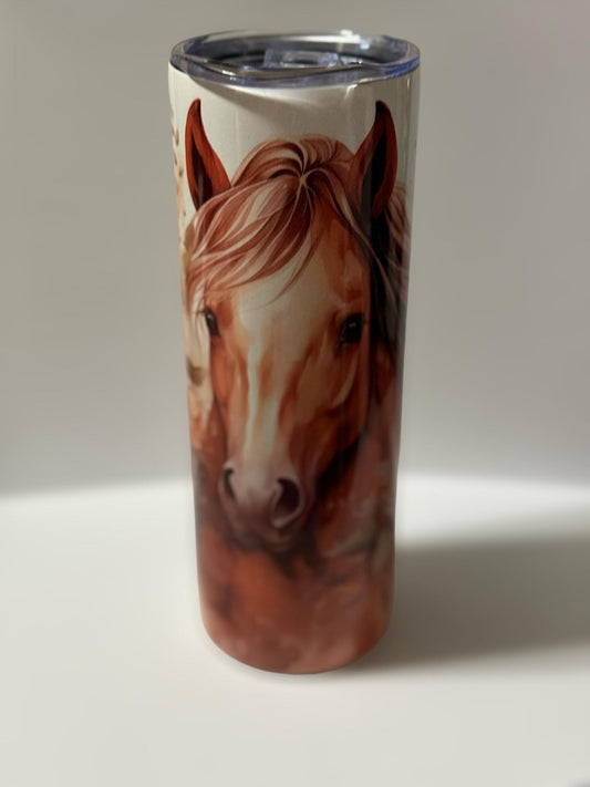 Cute Horse Tumbler